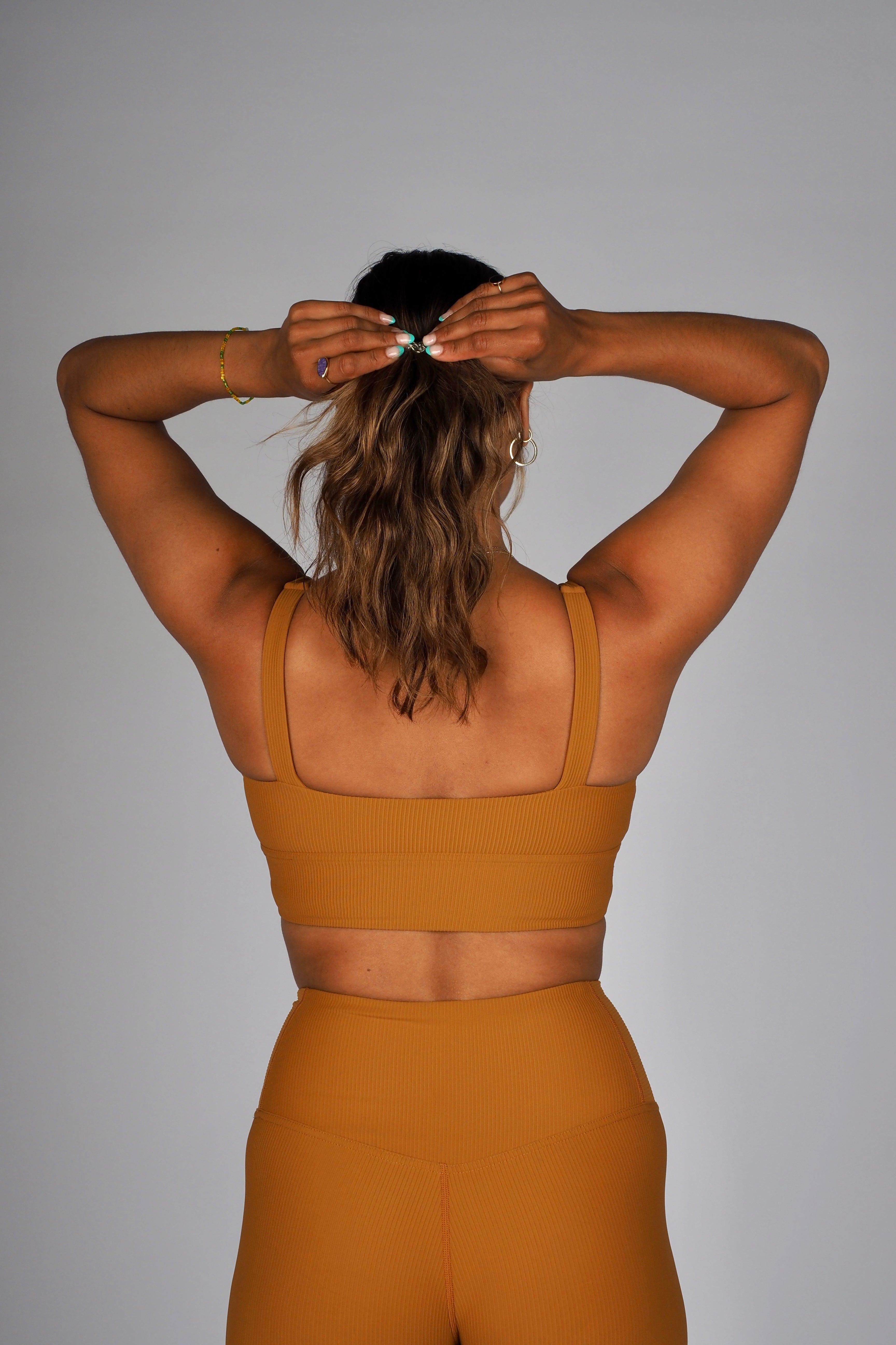 Ribbed Addiction Sports Top - Copper