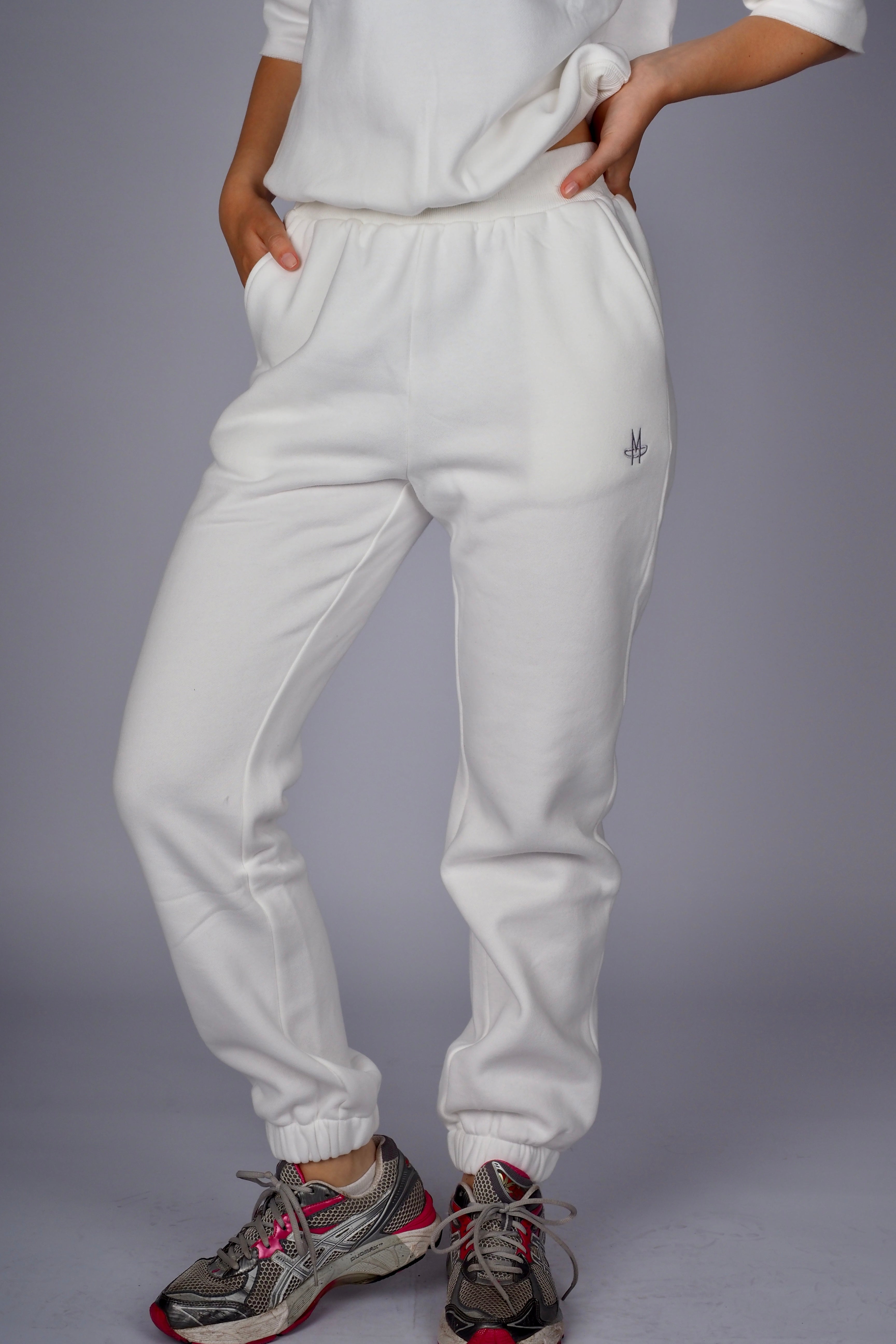 I love Sunday Sweatpants - White