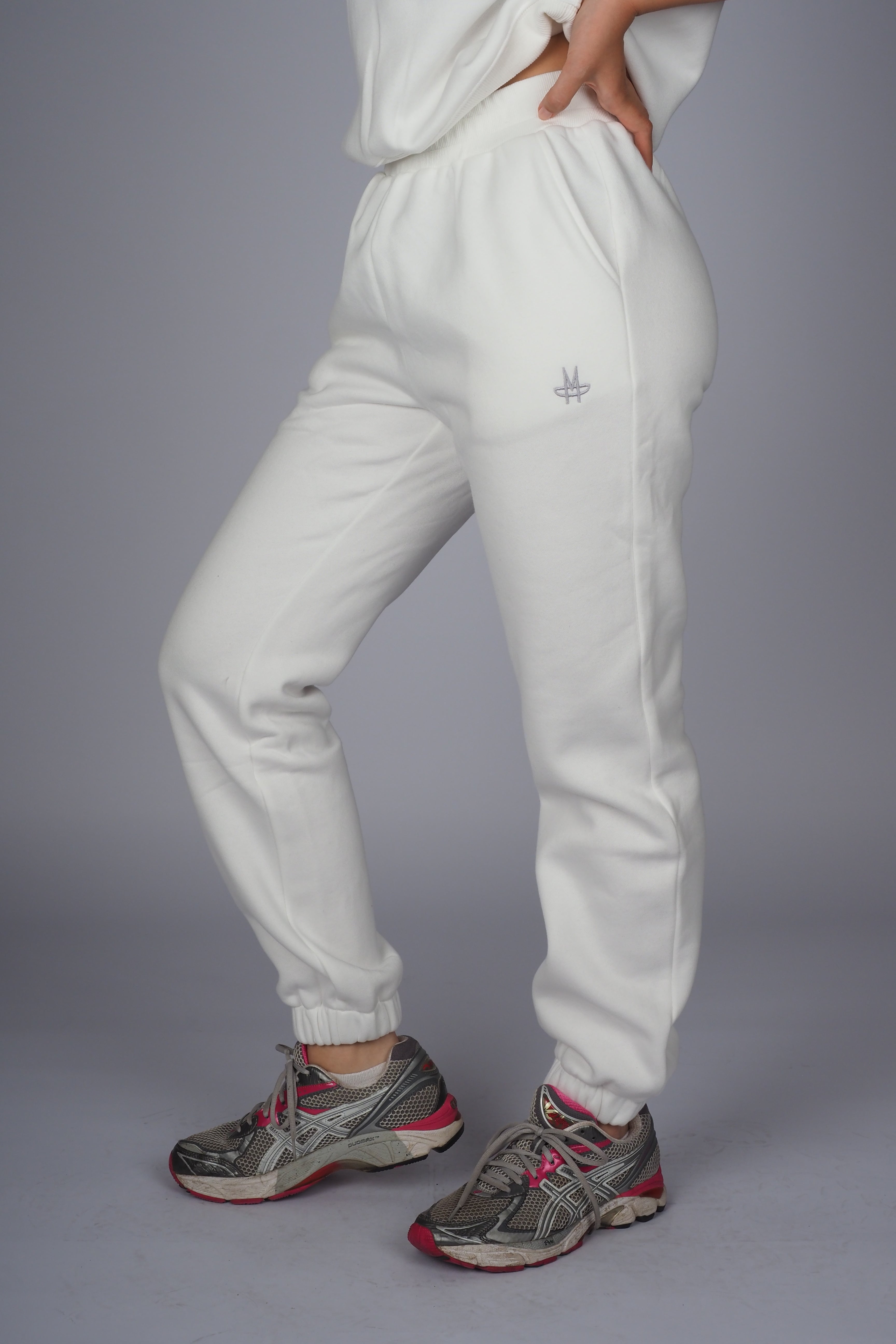 I love Sunday Sweatpants - White