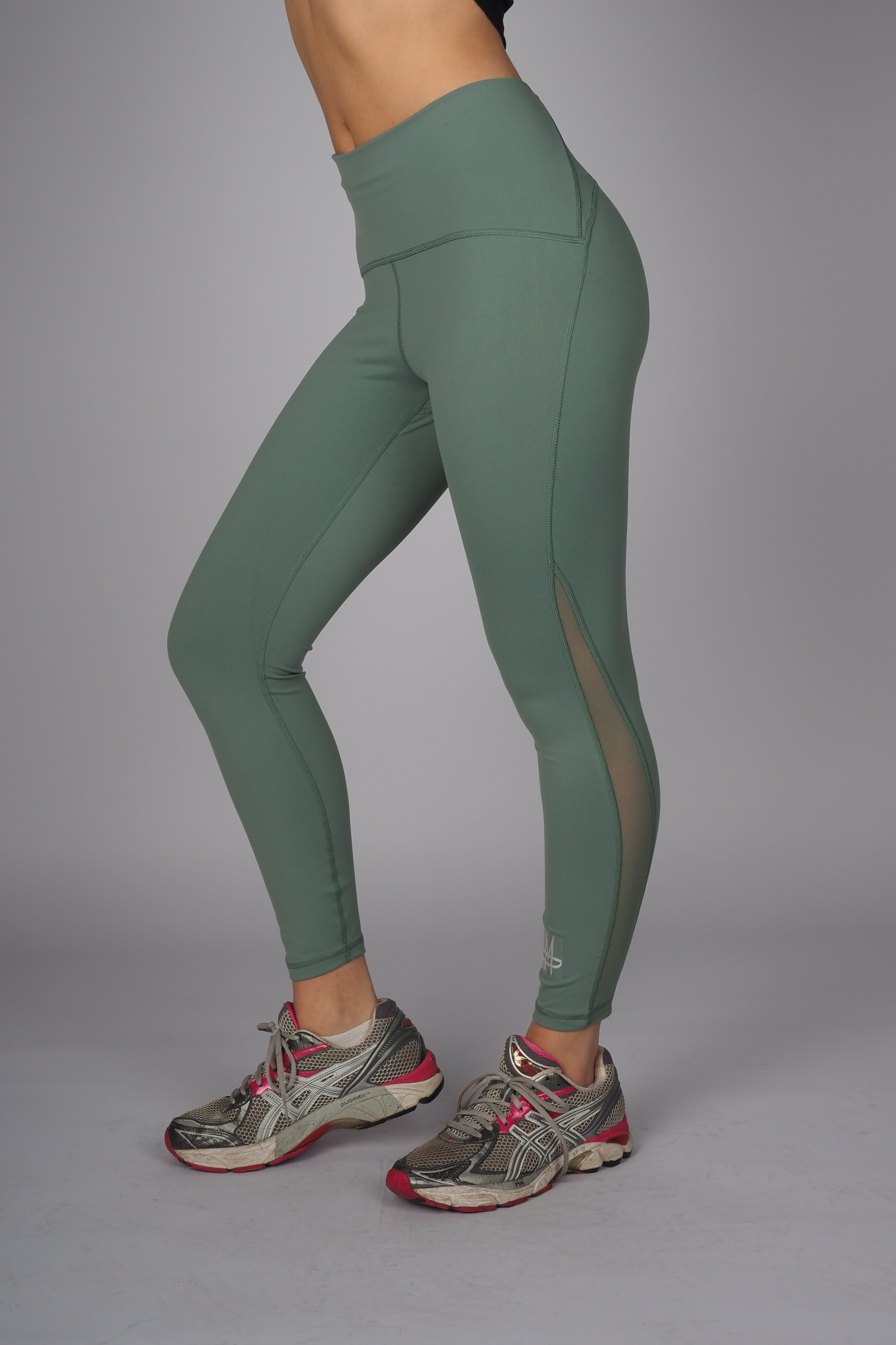 Kiki Mesh Tights - Light Green