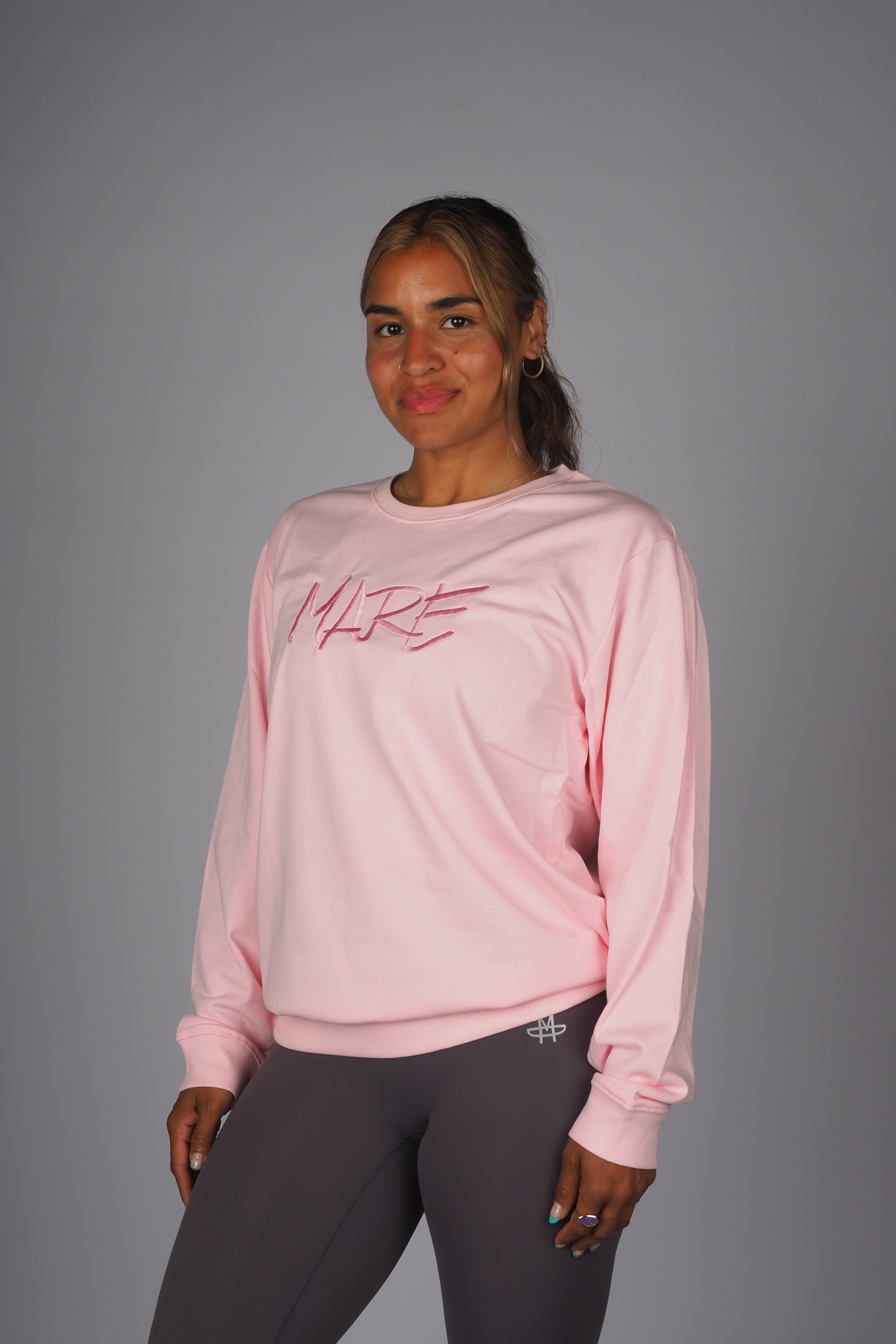 Basic Ella Sweater - Pale Pink