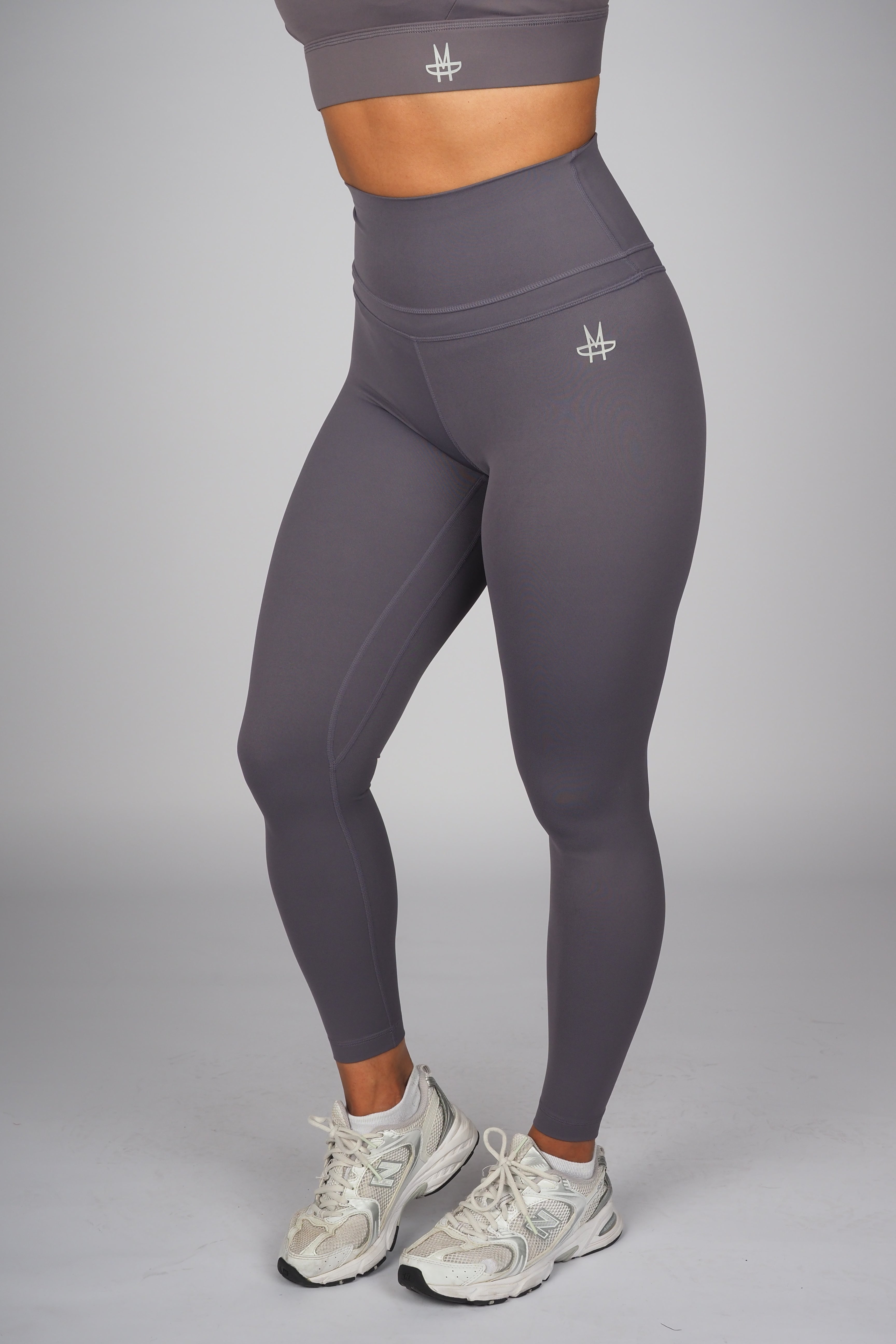 Feels like Valentine Tights - Dark Purple Grey