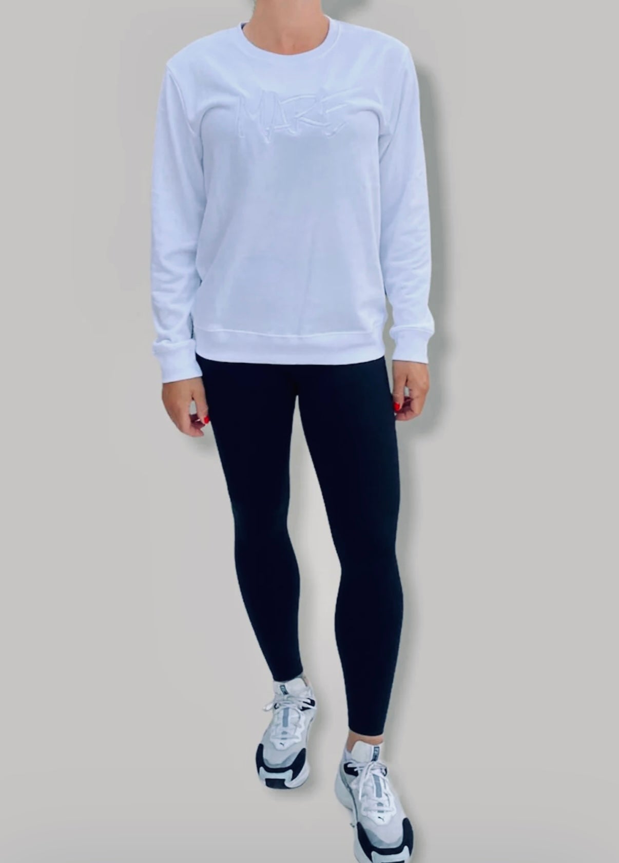 Basic Ella Sweater - White