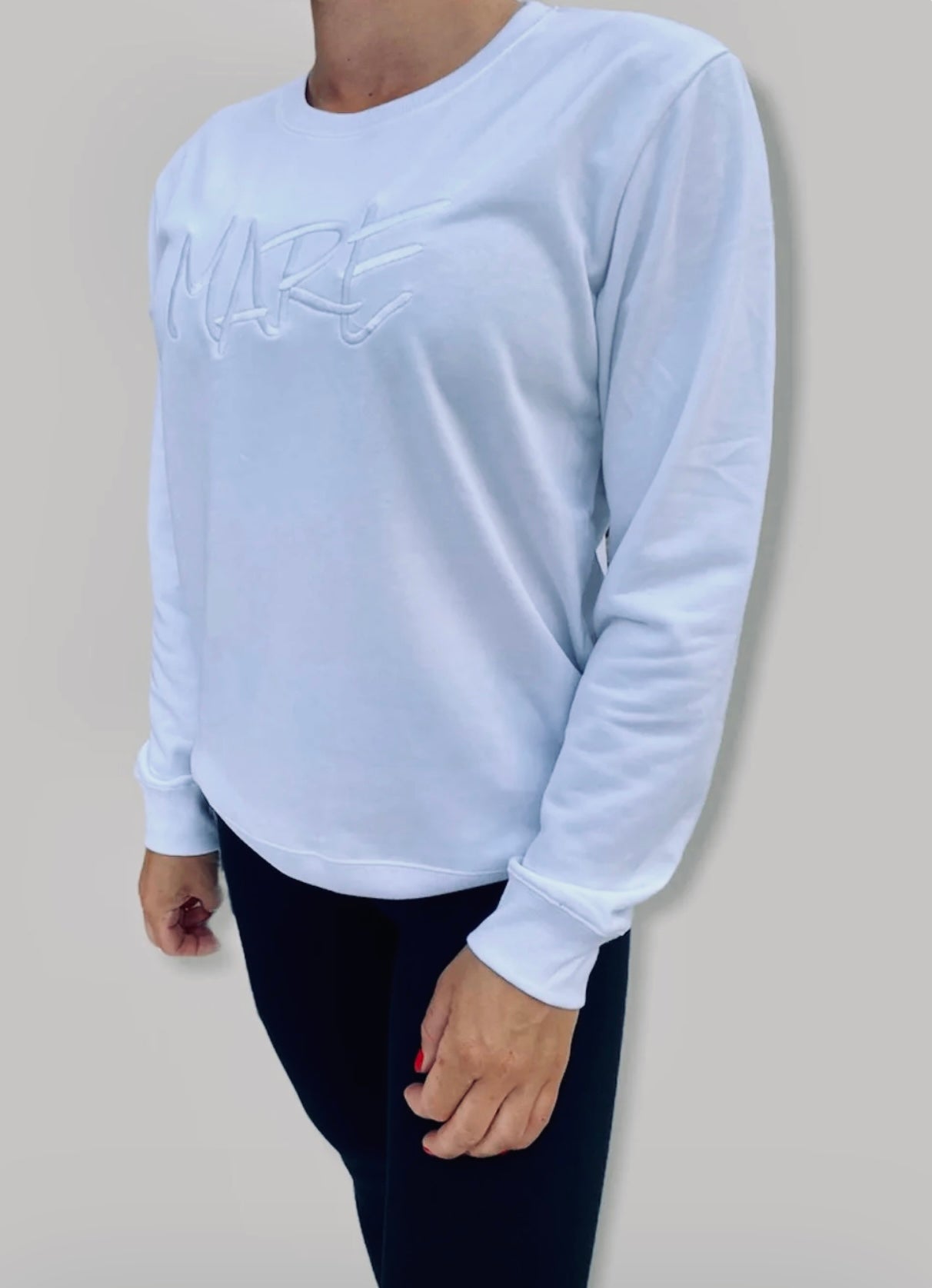 Basic Ella Sweater - White