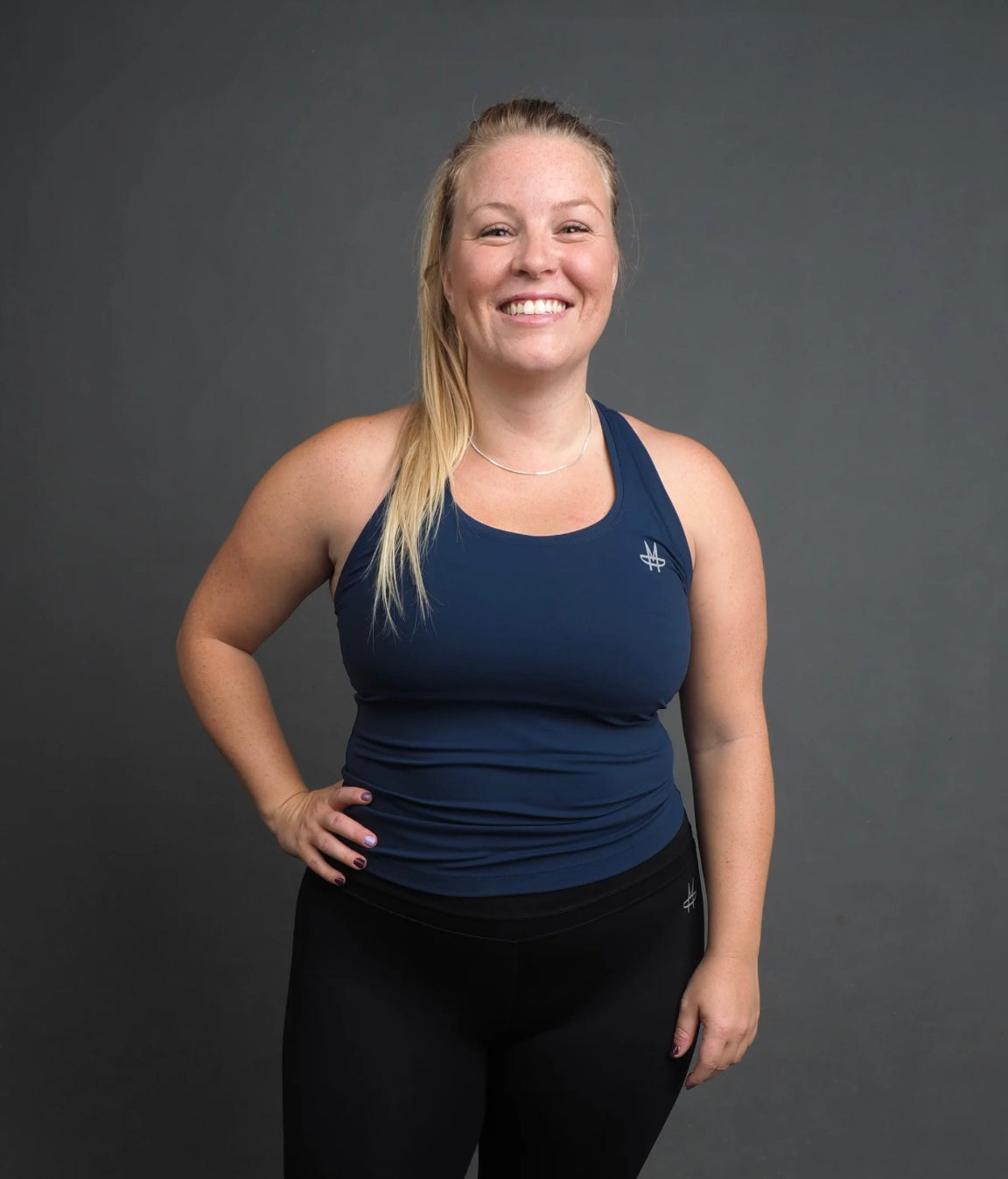 Basic Nella Top - Marine Blue