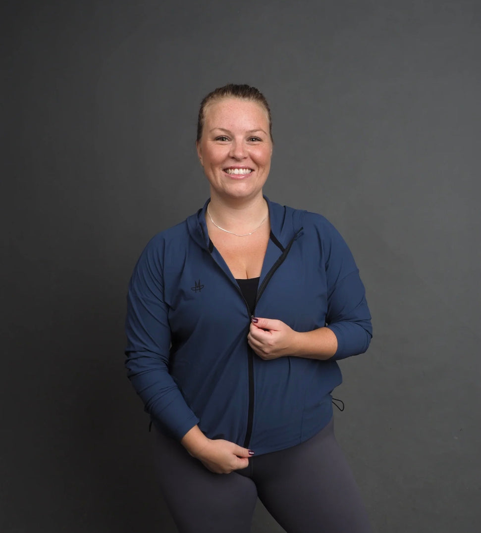 Feather Jacket - Blue