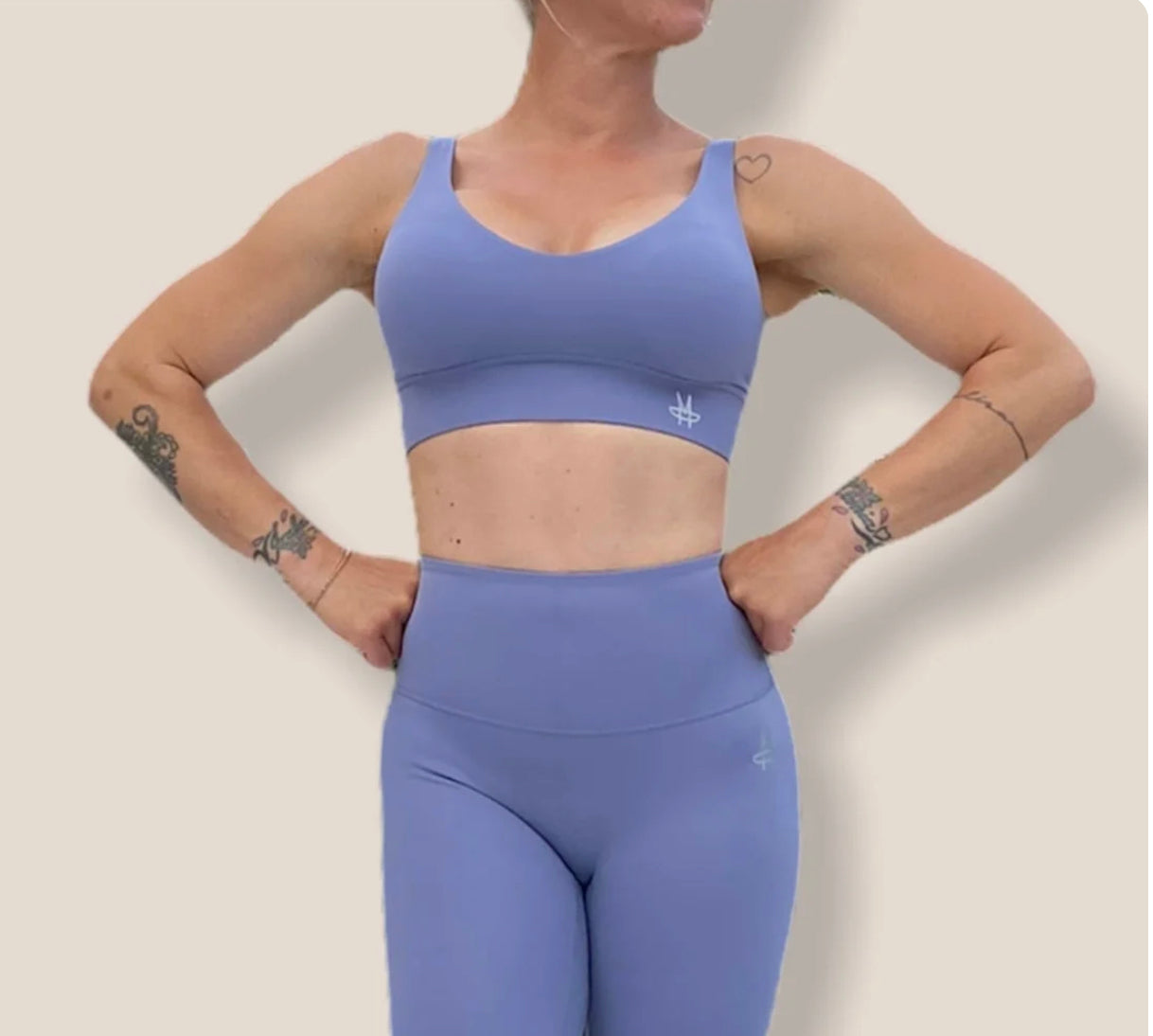 Smooth Like Lana Sports Bra - Light Purple