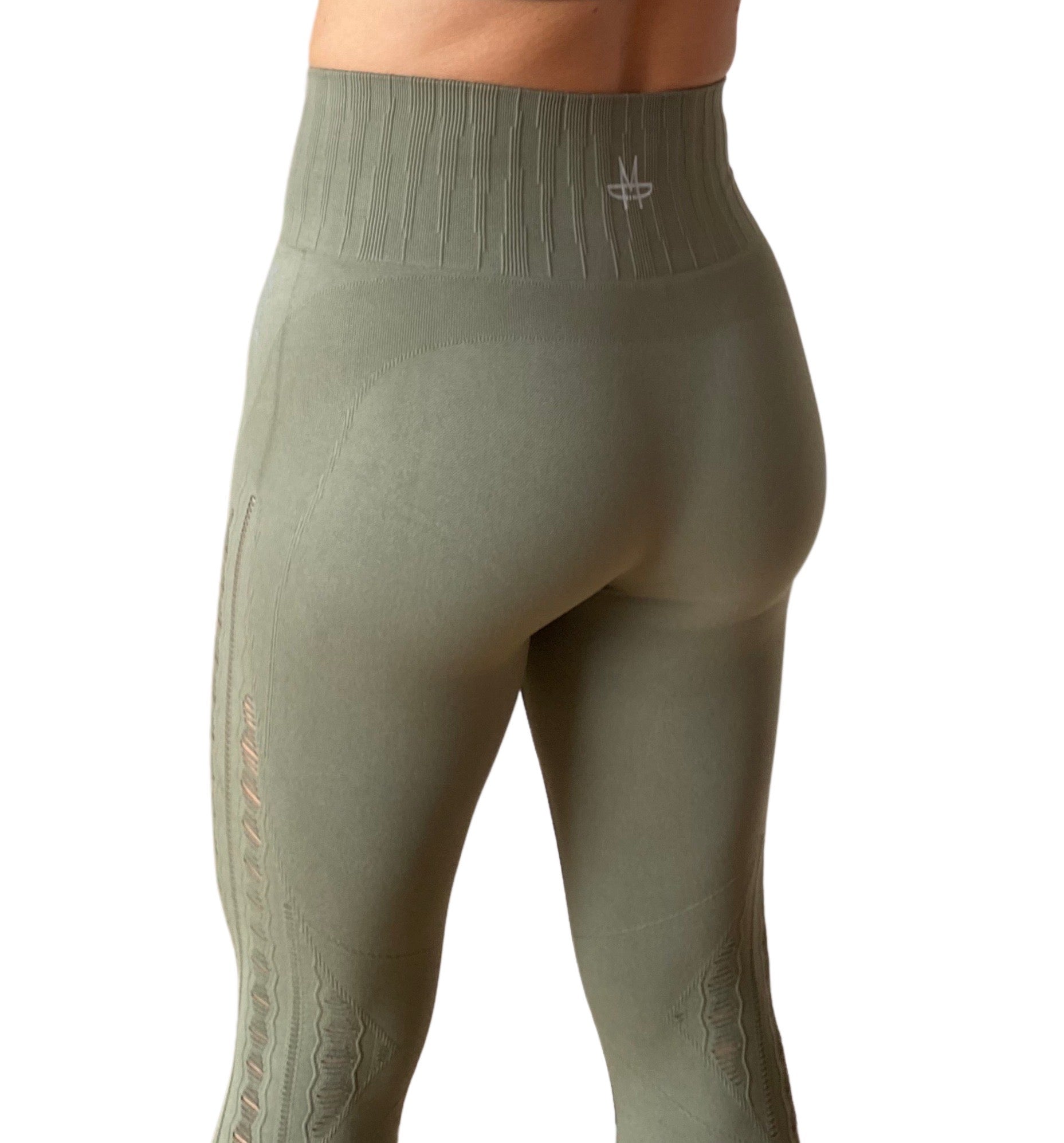 Sassy Blaze Tights - Olive Green