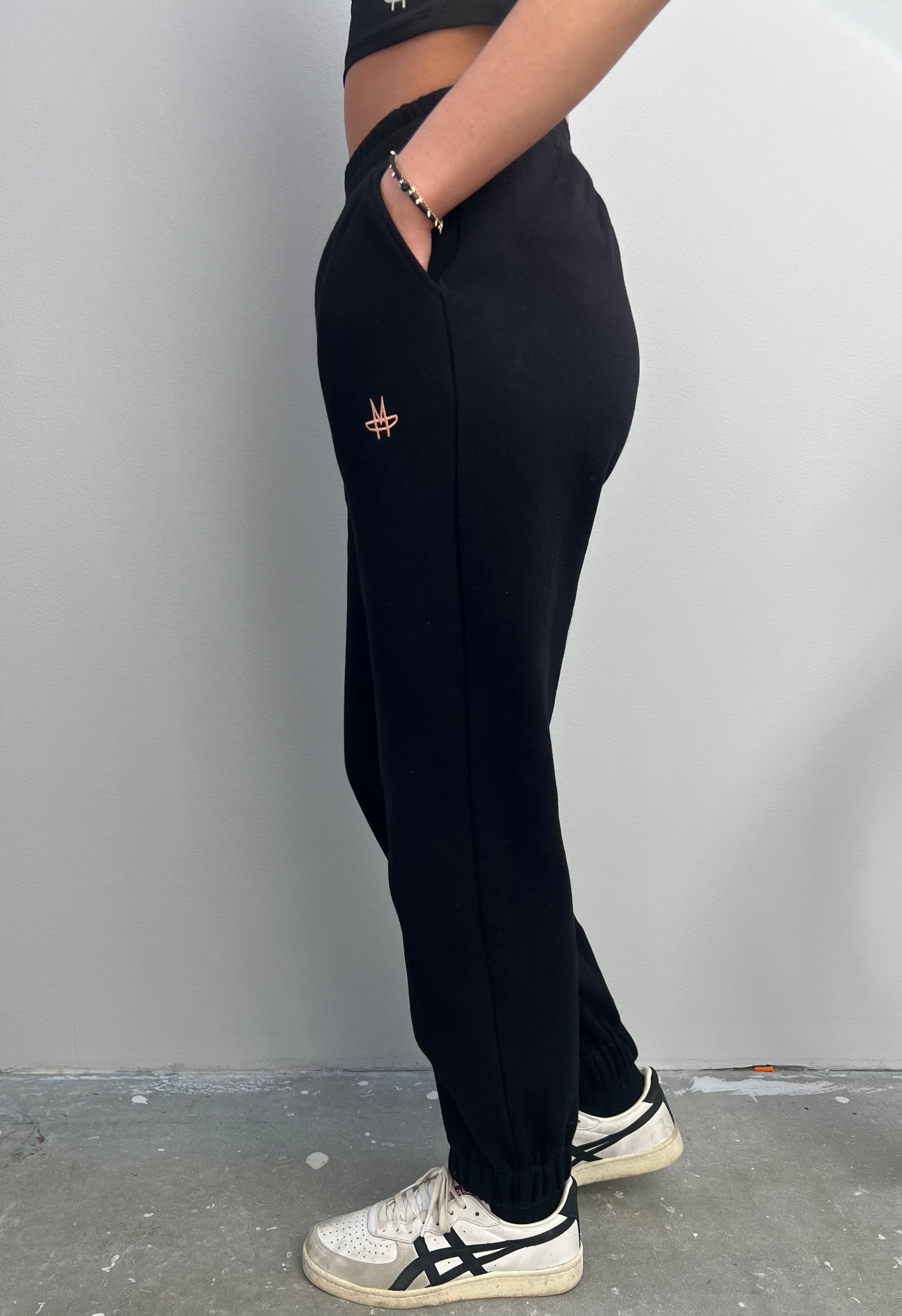 I love Sunday Sweatpants - Black