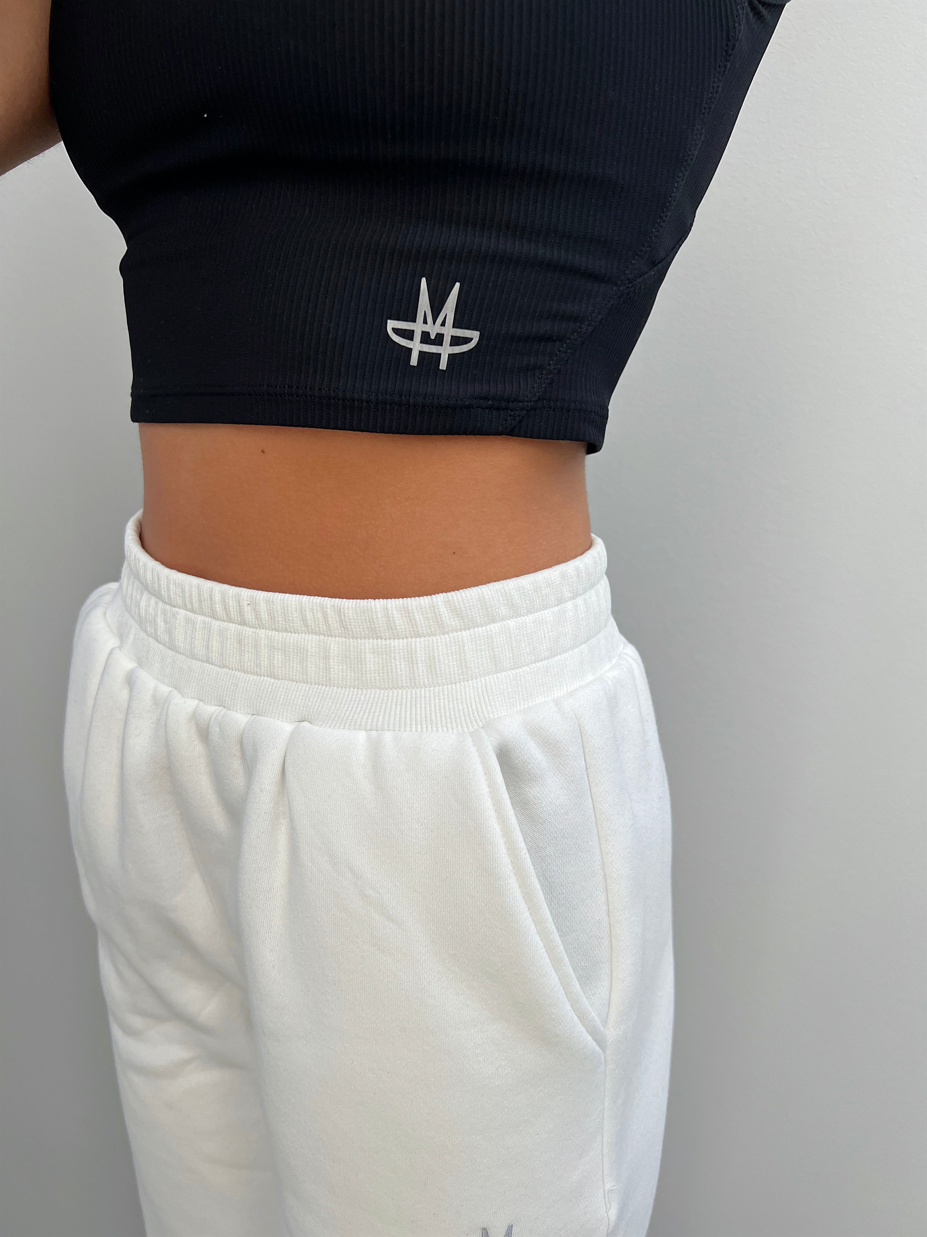 I love Sunday Sweatpants - White