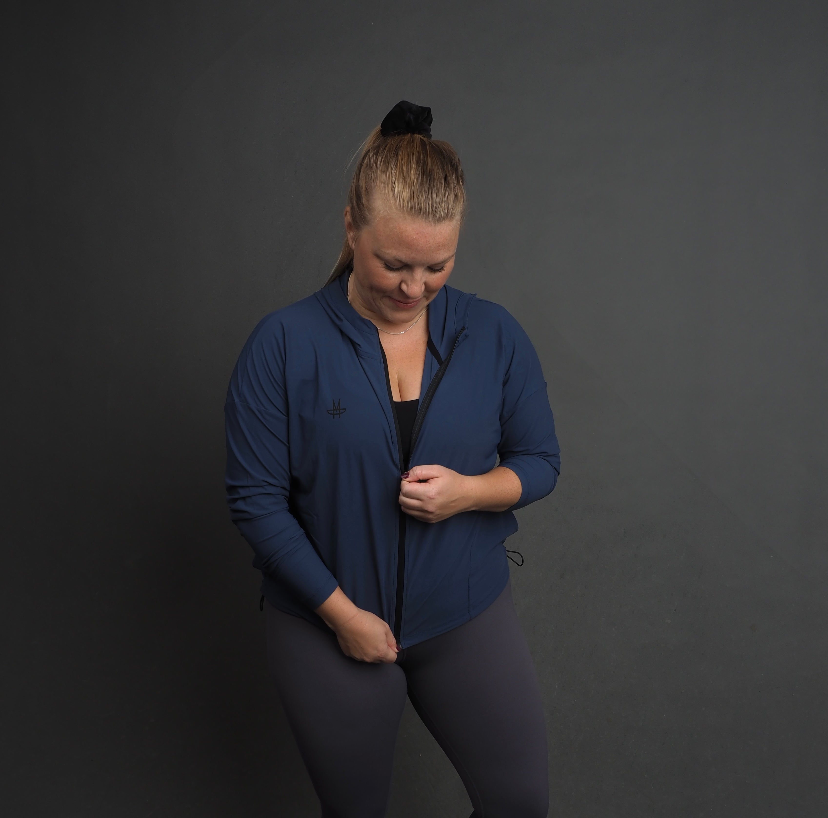 Feather Jacket - Blue