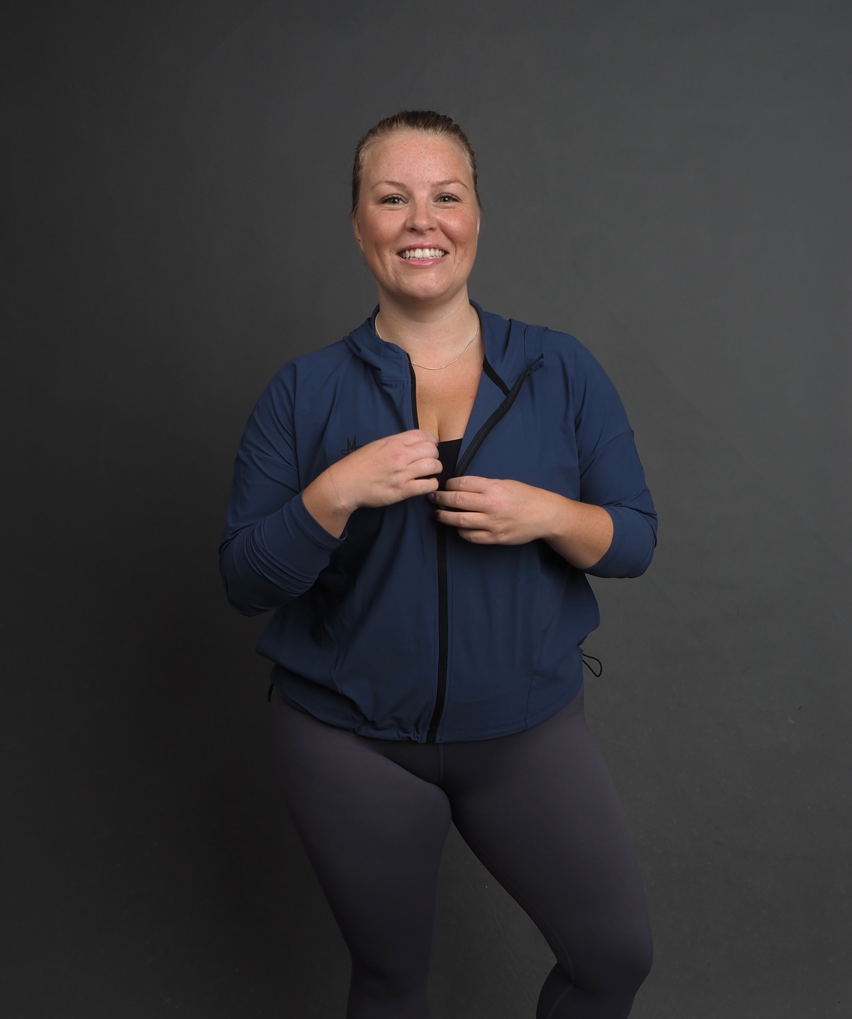 Feather Jacket - Blue