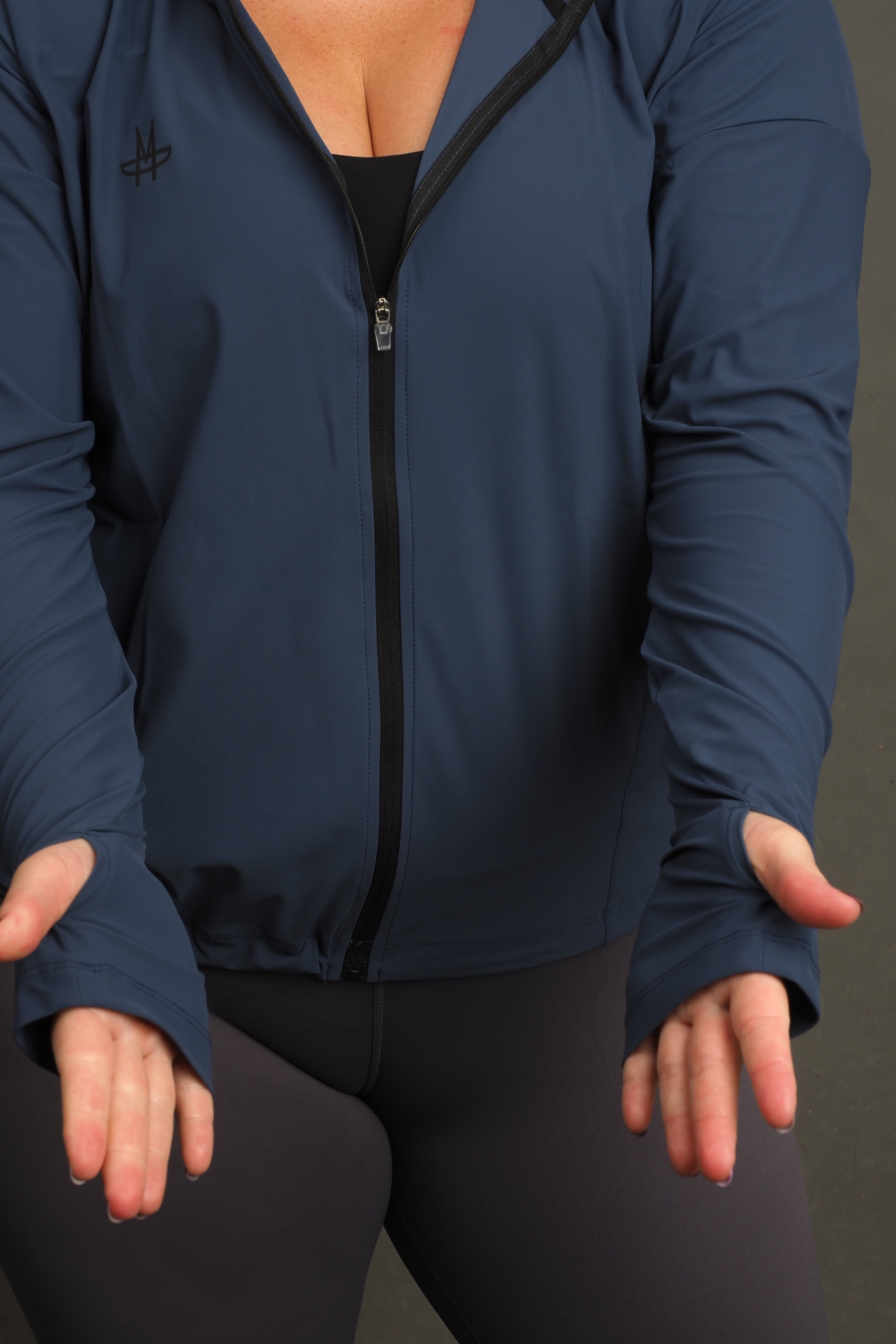 Feather Jacket - Blue